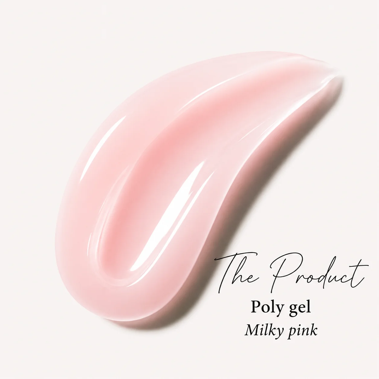 Poly Gel  milky pink
