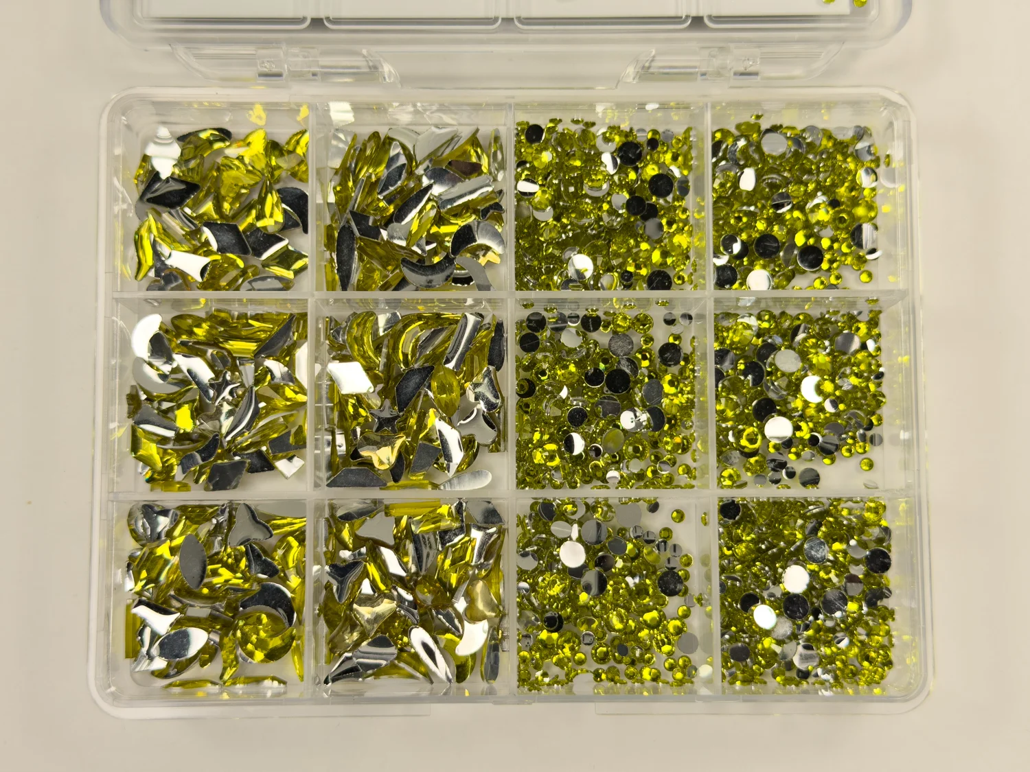 Crystal Collection Set No. 7 - Lime Olive (80-100pcs)