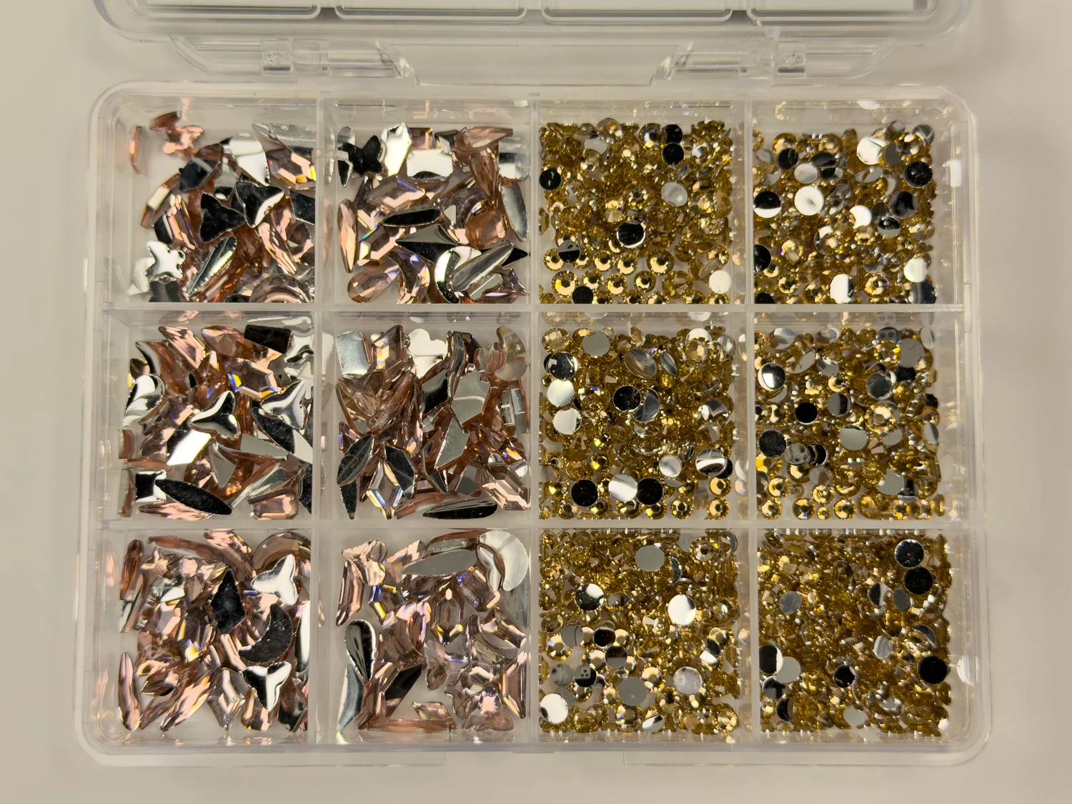 Crystal Collection Set No. 11 - Rose Gold (80-100pcs)