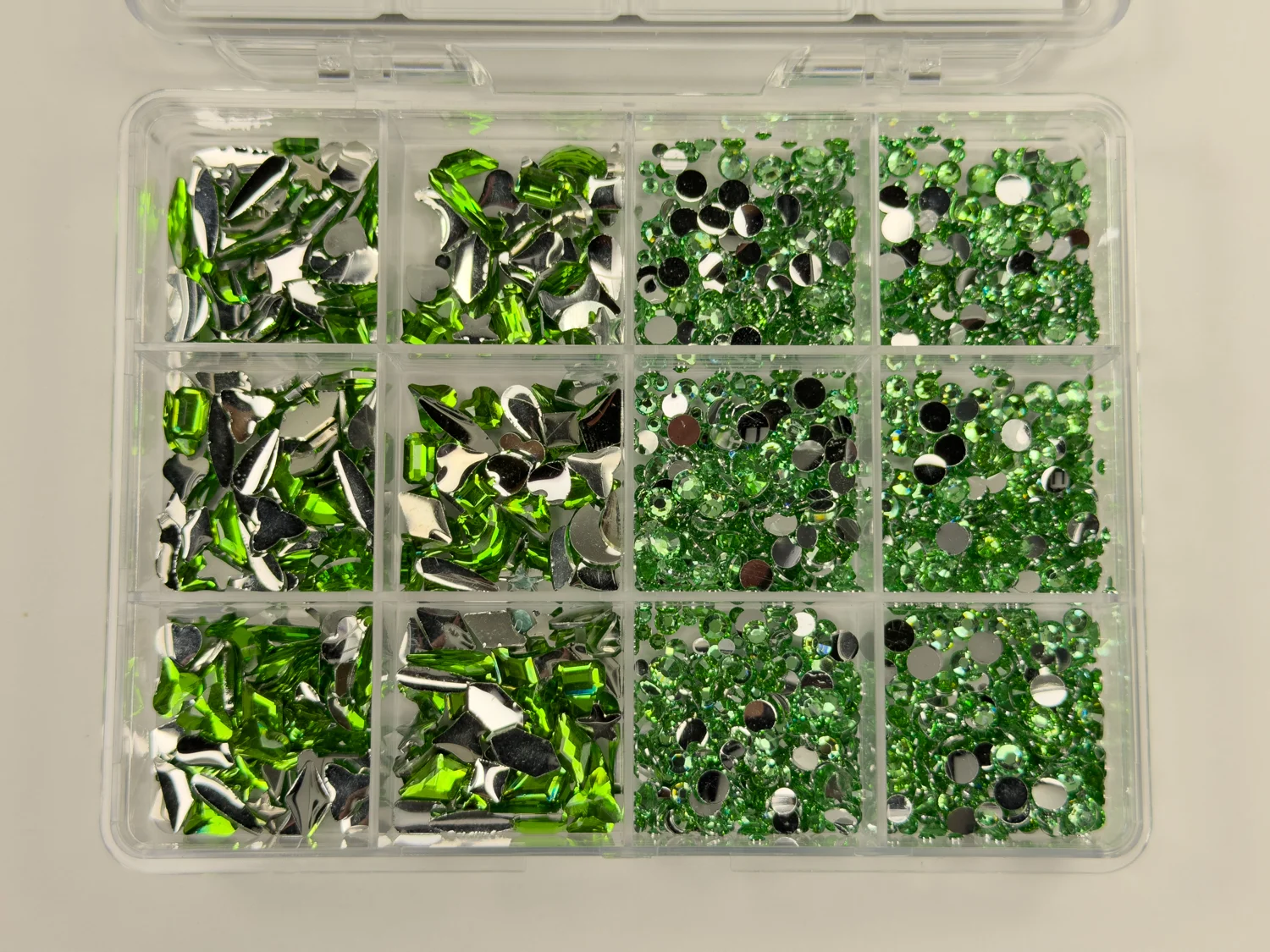 Crystal Collection Set No. 14 - Emerald Green (80-100pcs)