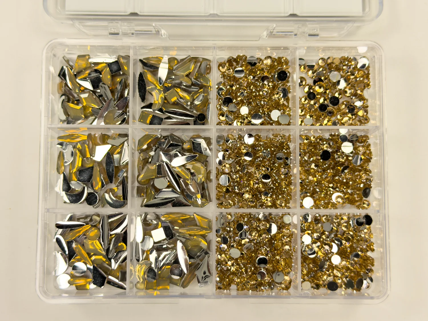 Crystal Collection Set No. 15 - Amber Gold (80-100pcs)