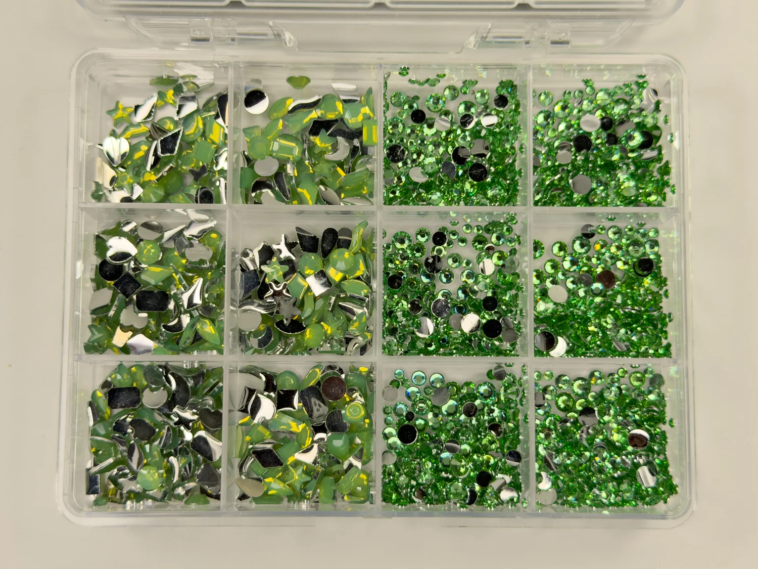 Crystal Collection Set No. 20 - Mint Shimmer (80-100pcs)